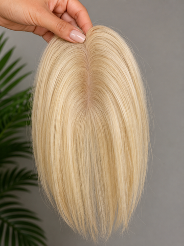 Light Blonde Straight Topper