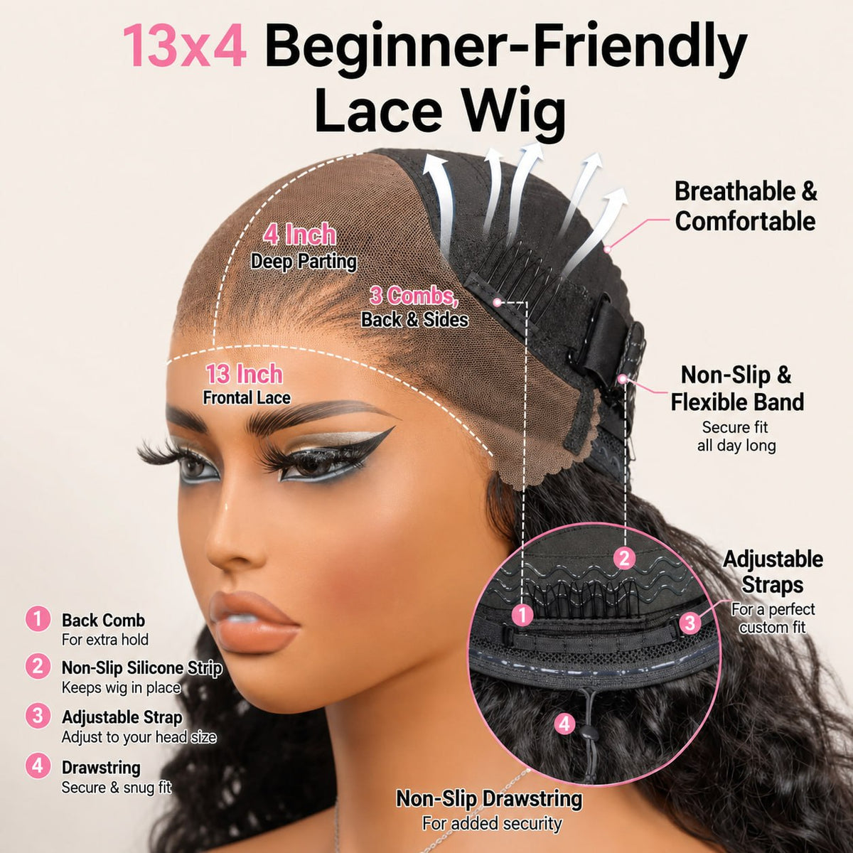 13x4 Beginner-Friendly Lace Wig