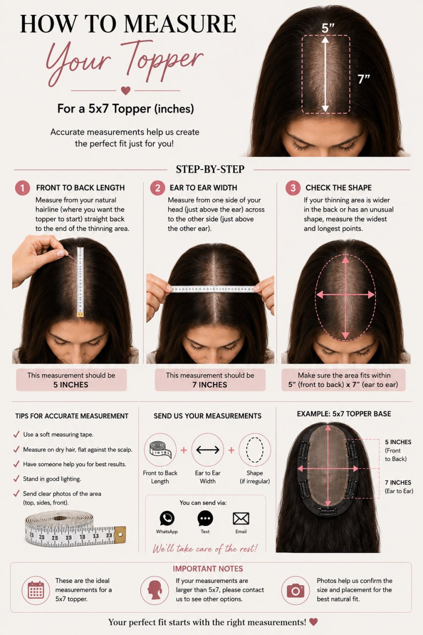 How to Measure for Toppers