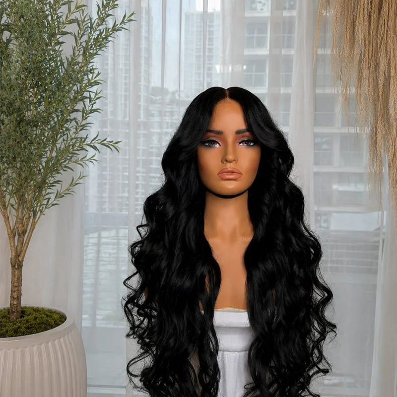 Jet Black Body Wave Wig